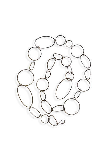 Jump Rope | oxidized sterling silver many ways to wear necklace