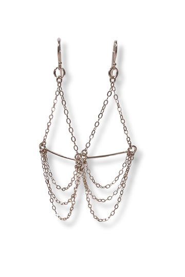 Simple Chandelier | sterling silver earrings
