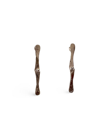 Structure | sterling silver post earrings