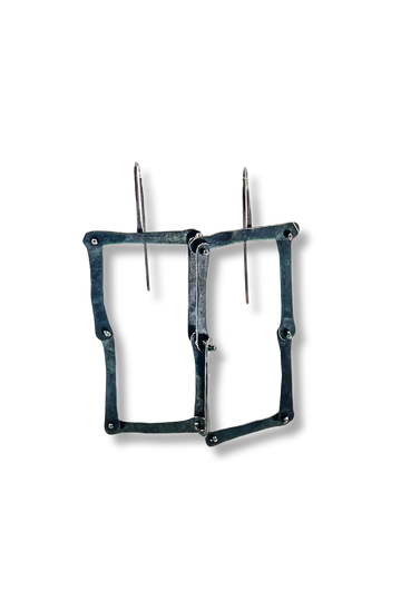 Trunnion | sterling silver earrings