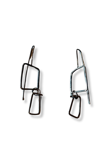 Perspective | sterling silver earrings