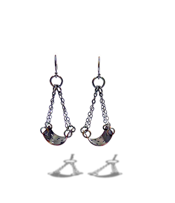 Swing Set | sterling silver earrings