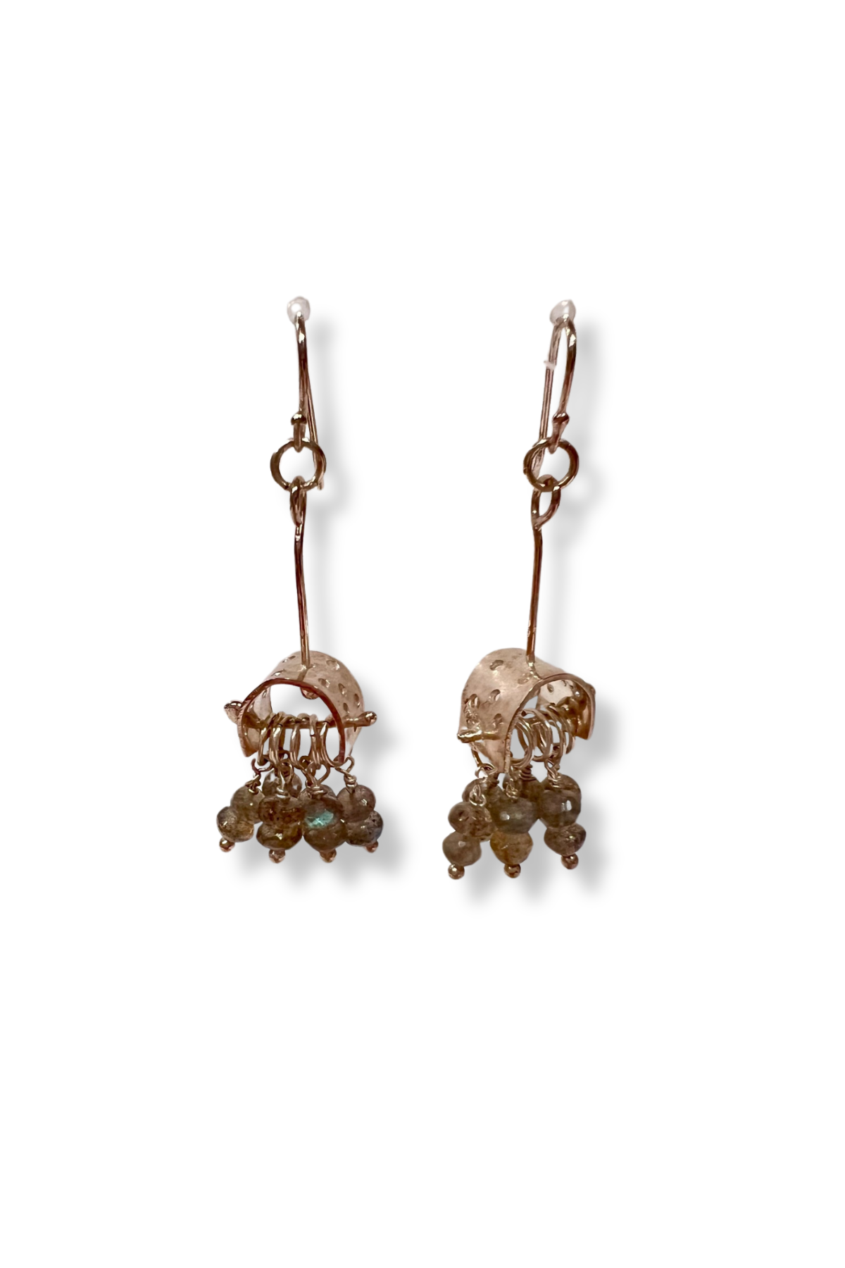 Laboradite Beauties | Sterling silver and Laboradite earrings
