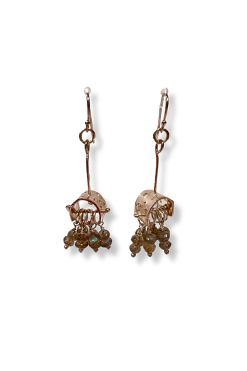 Laboradite Beauties | Sterling silver and Laboradite earrings