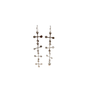 The Game of Jacks | sterling silver earrings